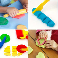 20pcs Play Dough Tools Set Shapes Cutters Rollers Party Favors Random
