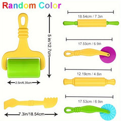 20pcs Play Dough Tools Set Shapes Cutters Rollers Party Favors Random