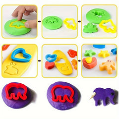20pcs Play Dough Tools Set Shapes Cutters Rollers Party Favors Random