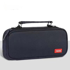Double Layered Pencil Case for School with Large Capacity