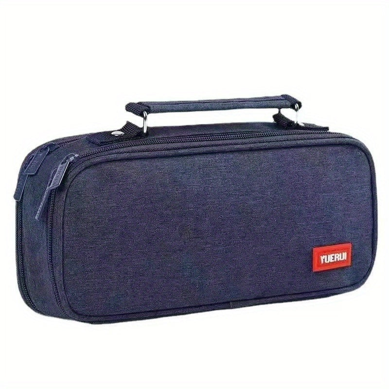 Double Layered Pencil Case for School with Large Capacity