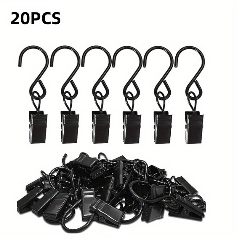 20pcs Suspension Clip Hook Camping Car Sunshade Light Clip