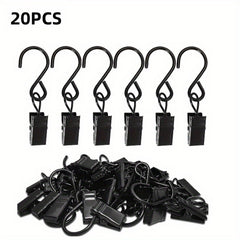 20pcs Suspension Clip Hook Camping Car Sunshade Light Clip