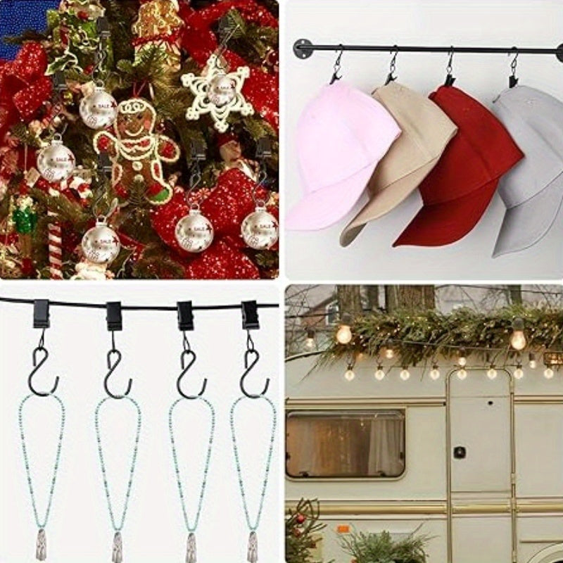 20pcs Suspension Clip Hook Camping Car Sunshade Light Clip