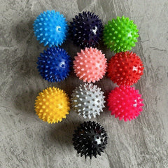 2pcs PVC Yoga Massage Ball Fitness Fascia Ball for Muscle Relaxation