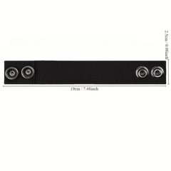 Durable Tactical Belt With Snap Type Fixed Buckle For Secure Fit