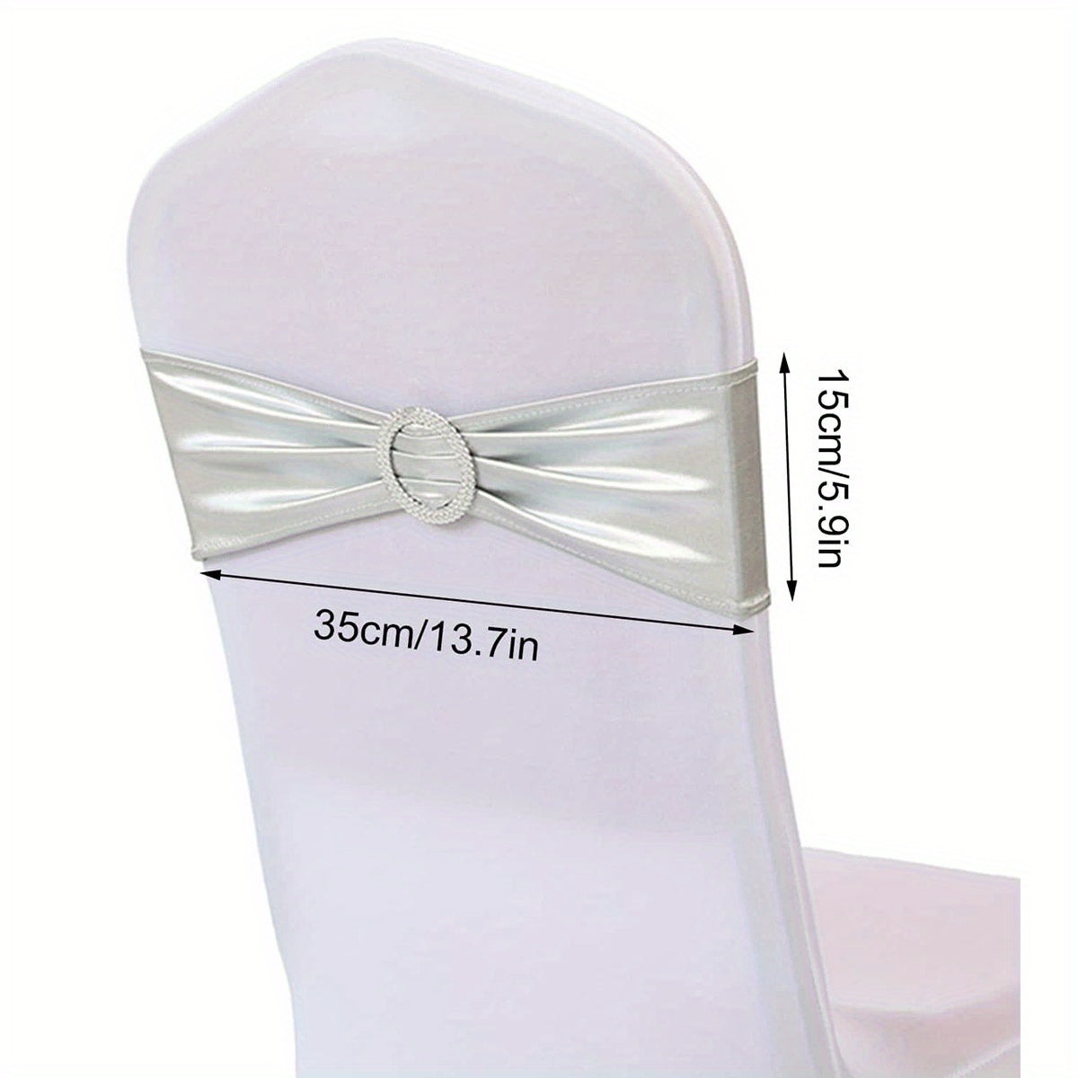 5pcs Chair Decor Wedding Banquet Party Home Decor Supplies