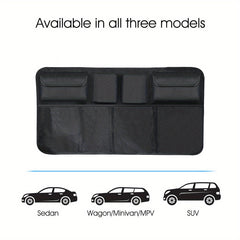 Car Interior Storage Bag Trunk Hanging Chair Back 600D