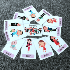 Waterproof Plastic Flash Cards for English Learning