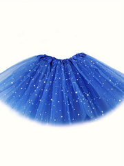Girls Sequin Tutu Skirt Ballet Skirt 3 4y