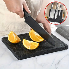 Kitchen Magnetic Rack 2 in 1 Holder & Cutting Board Organizer E9195