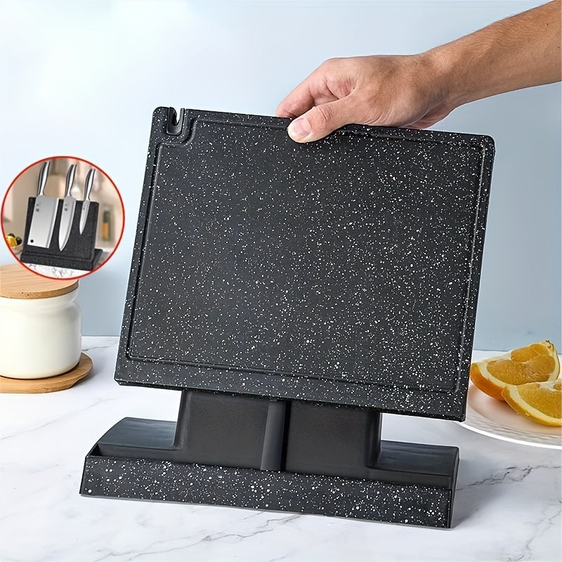 Kitchen Magnetic Rack 2 in 1 Holder & Cutting Board Organizer E9195