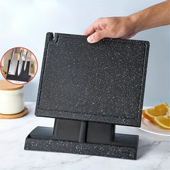 Kitchen Magnetic Rack 2 in 1 Holder & Cutting Board Organizer E9195
