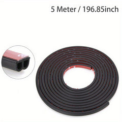 Car Door Rubber Seal Strips Double Layer Sealing Stickers