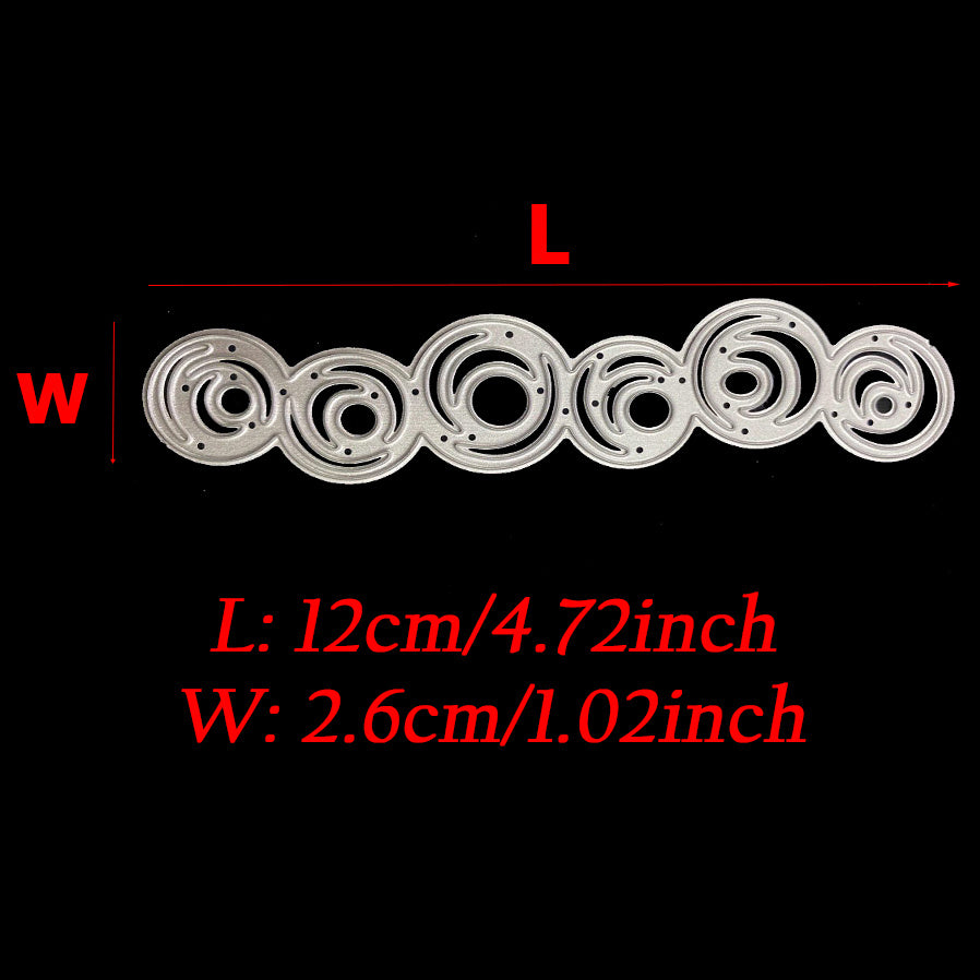 Lace Edge Metal Cutting Dies for Scrapbooking Album Making