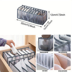 11 Grid Socks Drawer Storage Box Underwear Organizer Closet Bedroom