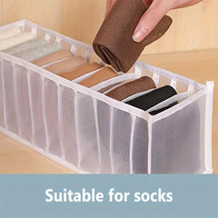 11 Grid Socks Drawer Storage Box Underwear Organizer Closet Bedroom