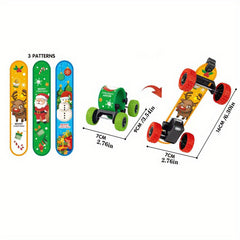 Inertia Stunt Cars Collision Clockwork Snap Rings Toy