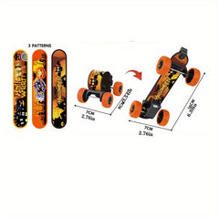 Inertia Stunt Cars Collision Clockwork Snap Rings Toy