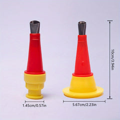22pcs Caulking Nozzles Stainless Steel Caulk Nozzle Applicators With Bases