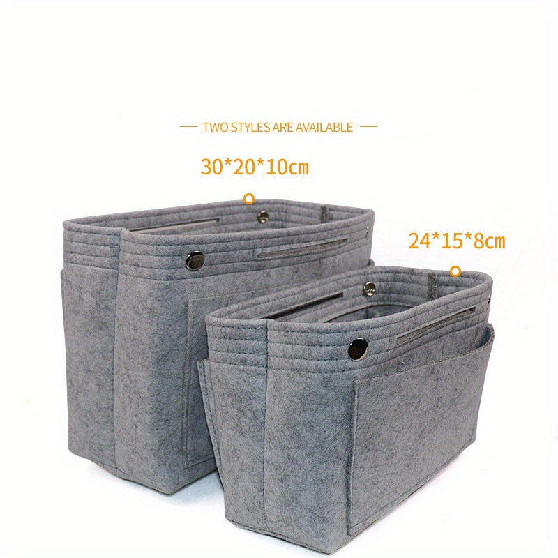 Backpack Insert Storage Bag Felt Organizer Cosmetic Bag