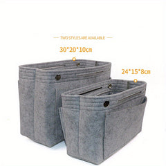 Backpack Insert Storage Bag Felt Organizer Cosmetic Bag