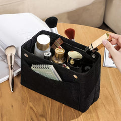 Backpack Insert Storage Bag Felt Organizer Cosmetic Bag