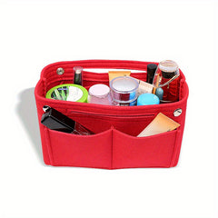 Backpack Insert Storage Bag Felt Organizer Cosmetic Bag