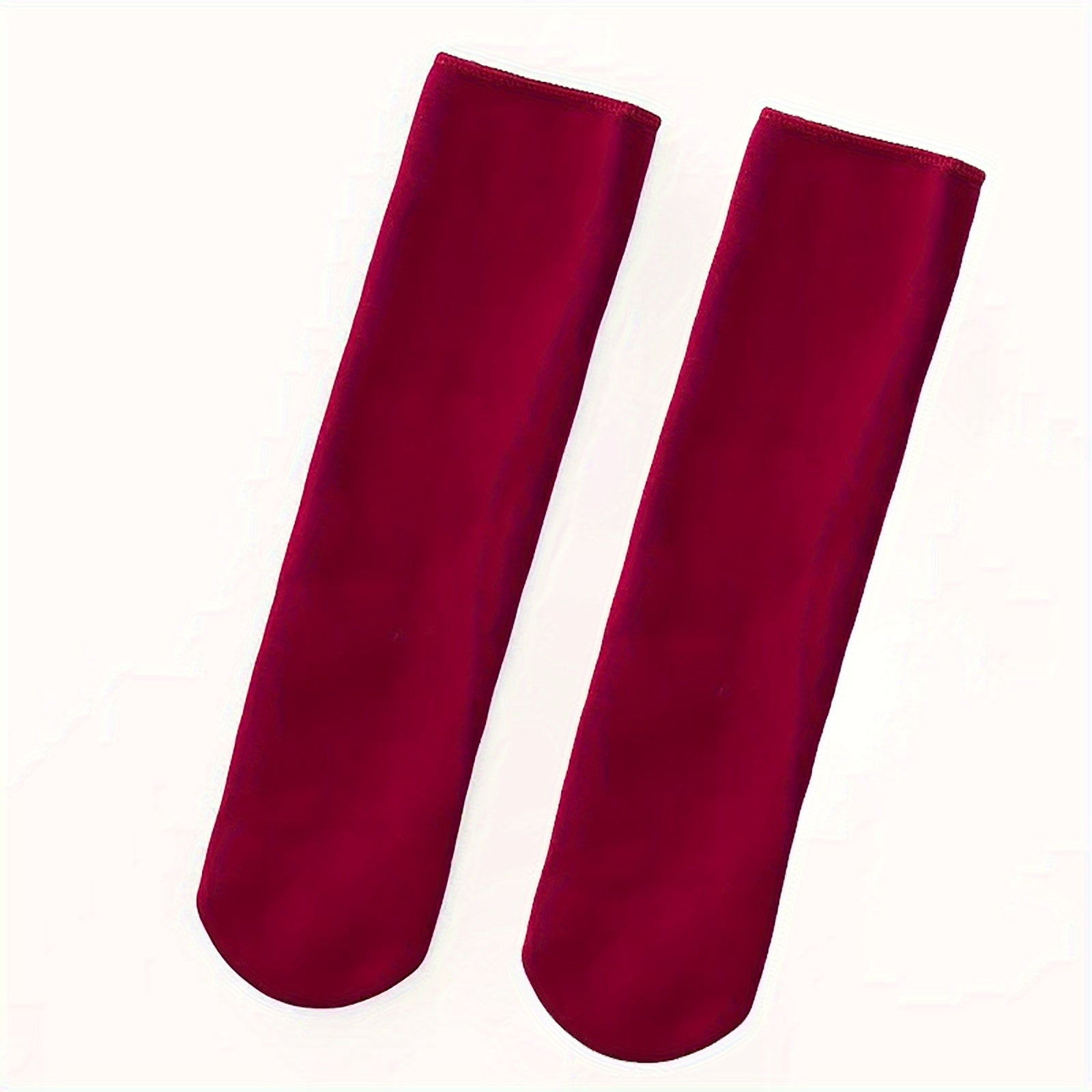 Fleece Lined Calf Socks for Sports Running Warmth
