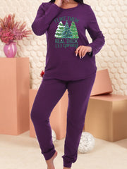 Christmas Casual Pajamas Set Women's