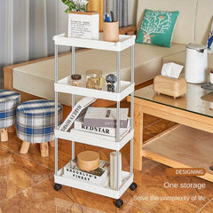 3-Layer Portable Toiletry Storage Cart Rack