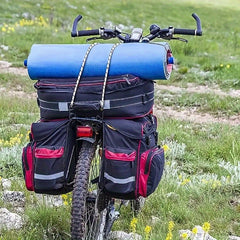 5pcs Elastic Luggage Straps Assorted Lengths Hooks Camping Bike Van Cover