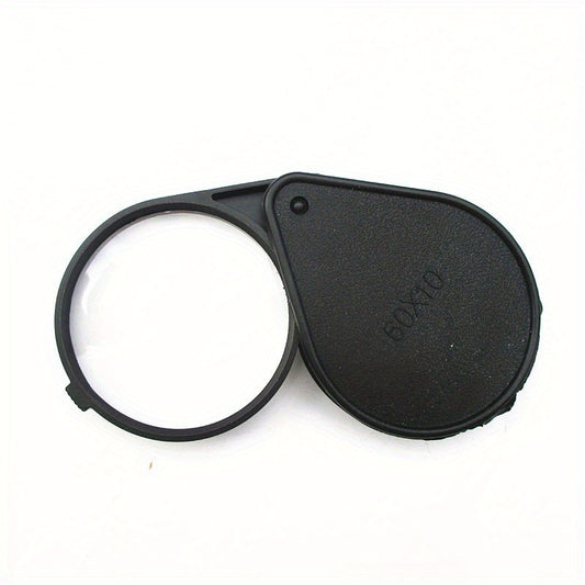 1pc Portable Folding Magnifying Glass 60x for Elderly