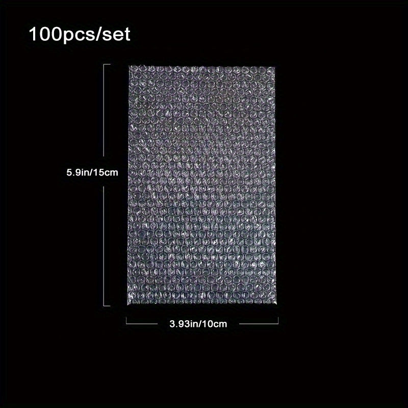100pcs Transparent Shock Resistant Poly Mailers for Packaging