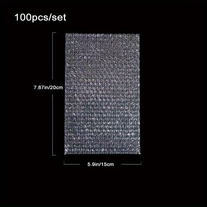 100pcs Transparent Shock Resistant Poly Mailers for Packaging