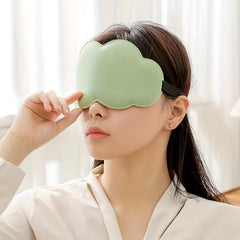 Soft Cloud Shaped Eye Mask Blackout 3D Contoured Blindfold Adjustable Strap