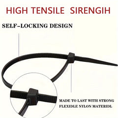 Plastic Wire Ties High Tensile Strength - Cable Zip Ties 1000pcs