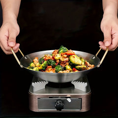 Stainless Steel Frying Pan Household Cooking Tool Kitchen Supplies