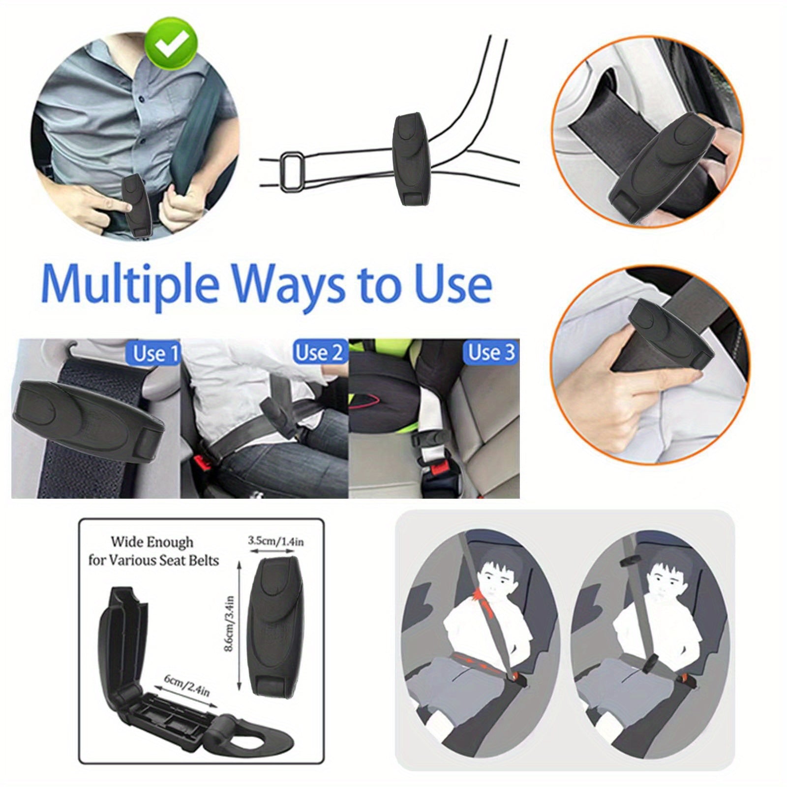 Universal Automotive Accessories Retaining Clips for Seating 1pc 2pcs