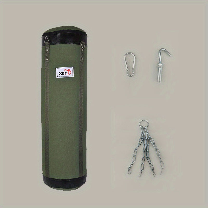 Canvas Boxing Punching Bag Unfilled Sandbag for Kicking Training