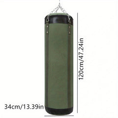 Canvas Boxing Punching Bag Unfilled Sandbag for Kicking Training