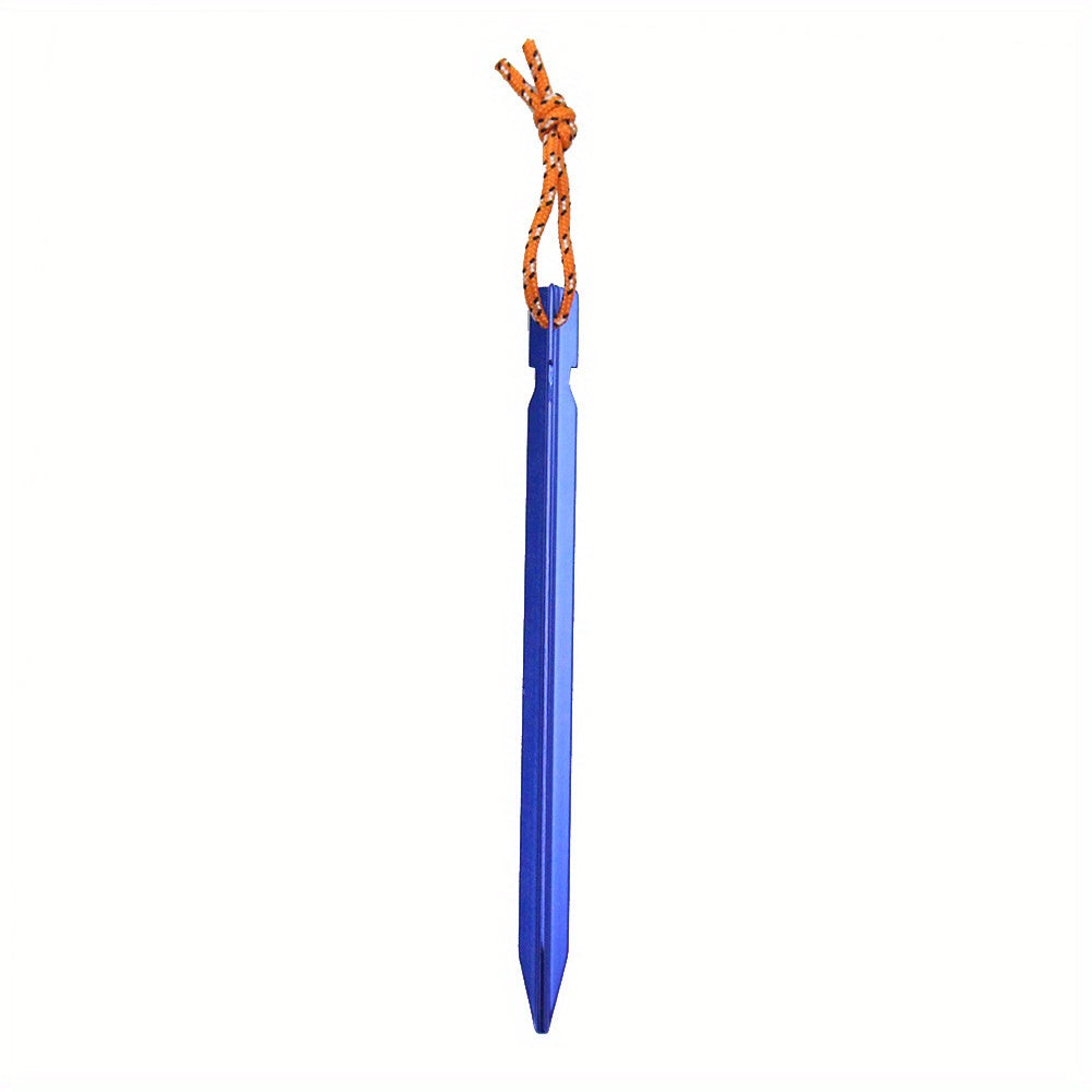 8pcs Ultralight V Shaped Aluminum Tent Stakes for Camping
