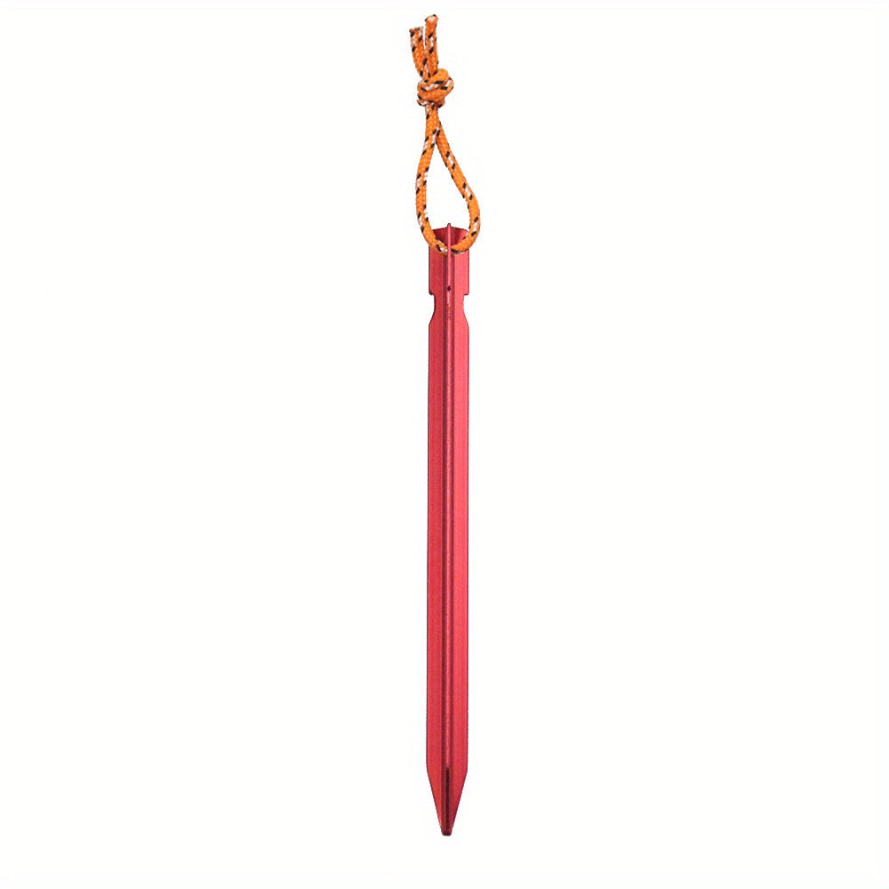 8pcs Ultralight V Shaped Aluminum Tent Stakes for Camping