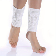 Knitted Leg Warmers Warm & Comfy Short Socks Stockings