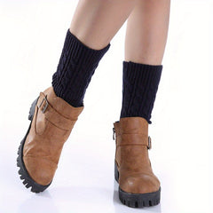 Knitted Leg Warmers Warm & Comfy Short Socks Stockings