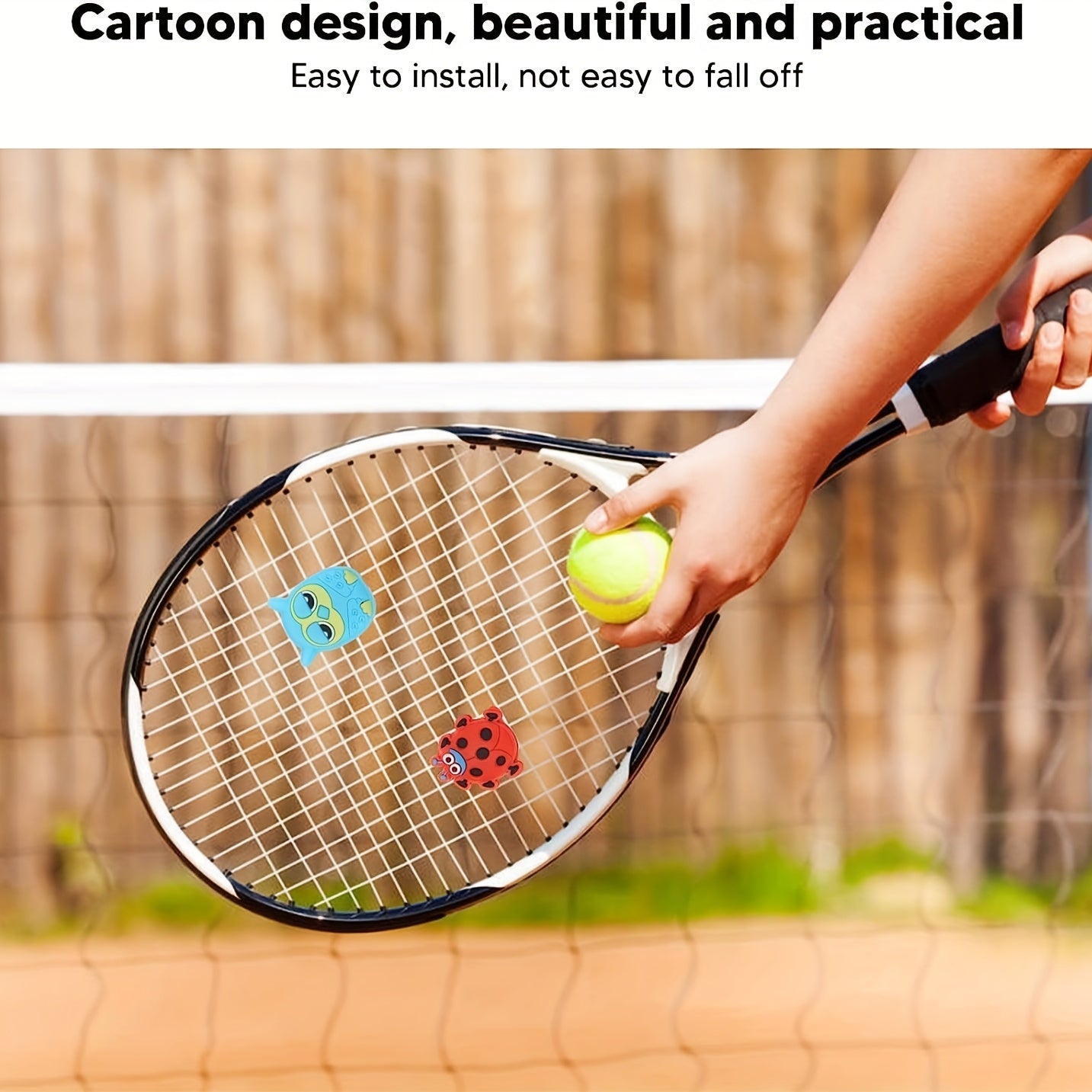 4pcs Silicone Tennis Dampeners Reduce Vibration And Improve Control