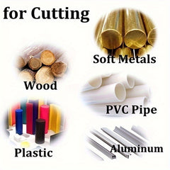7pcs HSS Cutting Blades for Wood Plastic Aluminum Soft Metals