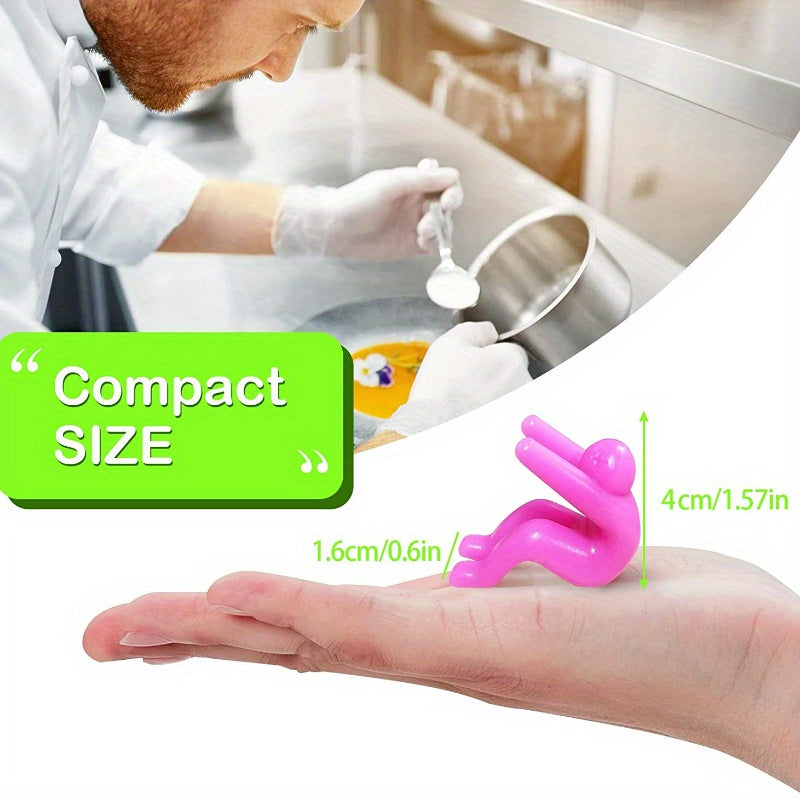 Kitchen Lid Holder Silicone Lid Lifter Prevent Soup Spills