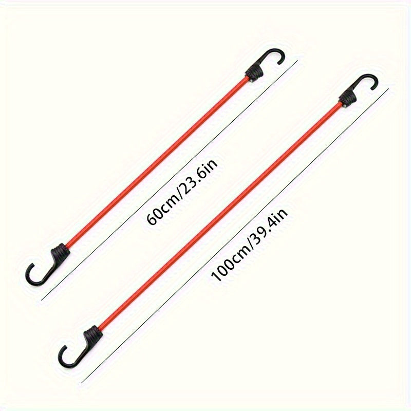 Heavy Duty 40 Inch Bungee Cord with Dual Hooks - Outdoor Elastic Straps