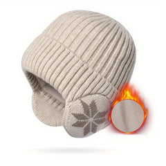 Winter Warm Woolen Hat Thickened Velvet Outdoor Cycling Ear Prot